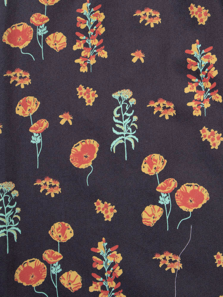 Lucille Plus Size Dress - Botanical Dusk