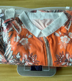 Fashion 3D Printed Floral Baseball Jacket and Drawstring Pants Two-Piece Set