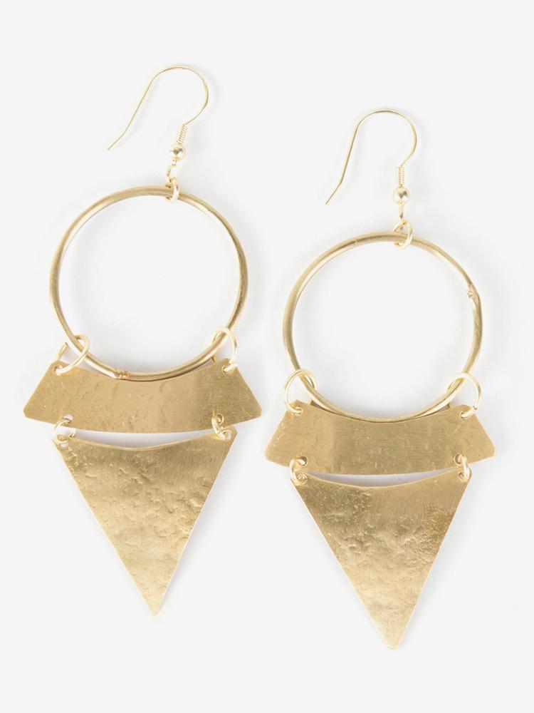 Stacked Sunra Earrings Gold