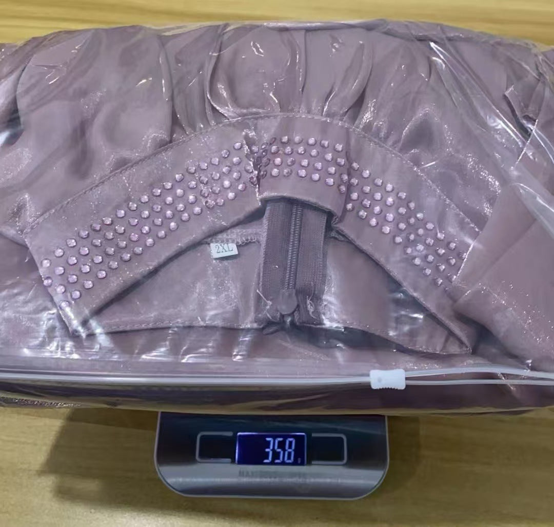 Women's Fashionable Dress with Waist-Cinching Design and Long Sleeves