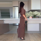 Women's Elegant Ruffled Loose Casual Dress