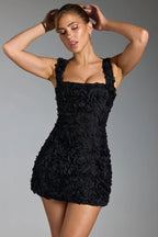 Spring and Summer New Women's Sweet Cute Three-Dimensional Flower Strap Dress