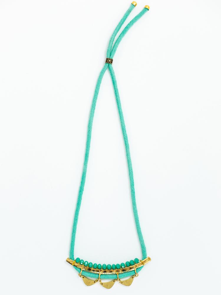 Malika Necklace - Teal
