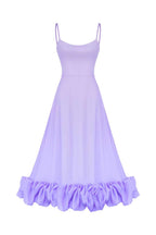 Spring Summer Women's New Fashion Strap Large Hem Three-Dimensional Flower A-Line Dress