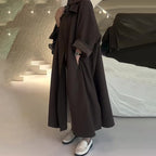 Women's Solid Color Simple Style Loose Versatile Trench Coat