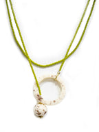 Modern Objects Necklace - Olive