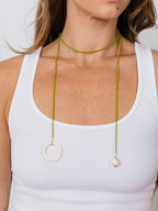 Modern Objects Necklace - Olive