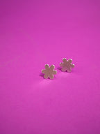 Petite Flower Studs - Silver