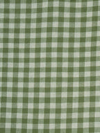 Nico Short Sleeve Mini Dress - Sage Gingham