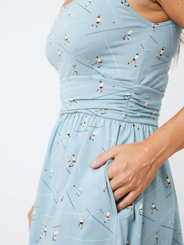 Asheville Dress - Badminton Slate