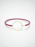 All Around Beaded Bracelet - Mulberry