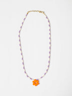Retro Bloom Necklace - Marmalade
