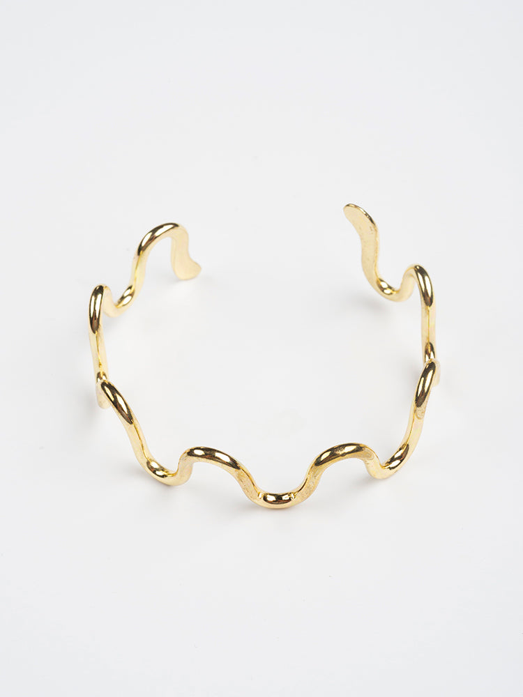 Curvy Cuff - Gold