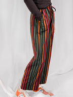 Emmy Drawstring Pant - Sunset Stripe