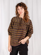 Devi Blouse - Dots And Dashes Yellow
