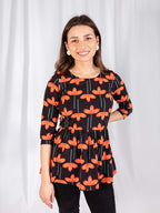 Paloma Top - Mod Daisy Poppy