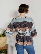 Ruth Top - Mountain Stripe