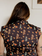Lucille Plus Size Dress - Botanical Dusk