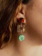Jude Resin Earrings - Multi
