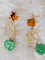 Jude Resin Earrings - Multi
