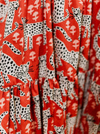 Adelaide Tiered Mini Dress - Poppy Leopard