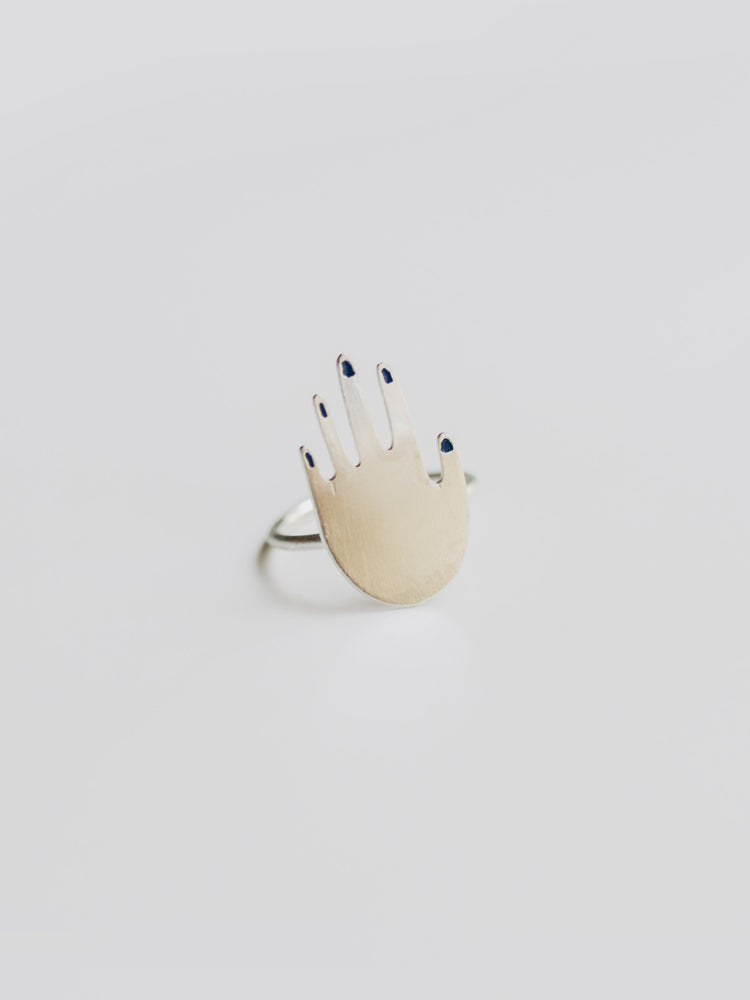 Mani Ring - Silver
