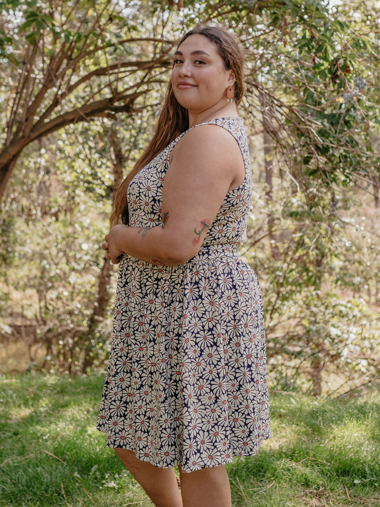 Asheville Plus Size Dress - Matisse Navy