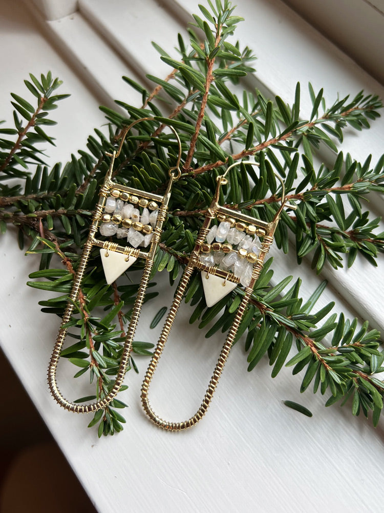 Maya Hook Earrings - Gold