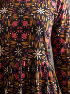 Mirah Tiered Dress - Mauve Tile
