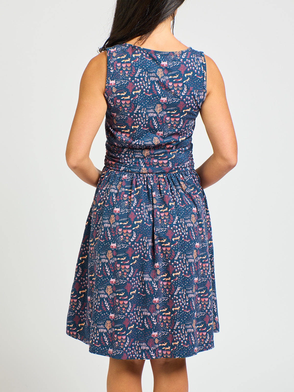 Asheville Dress - Fox Field Blue