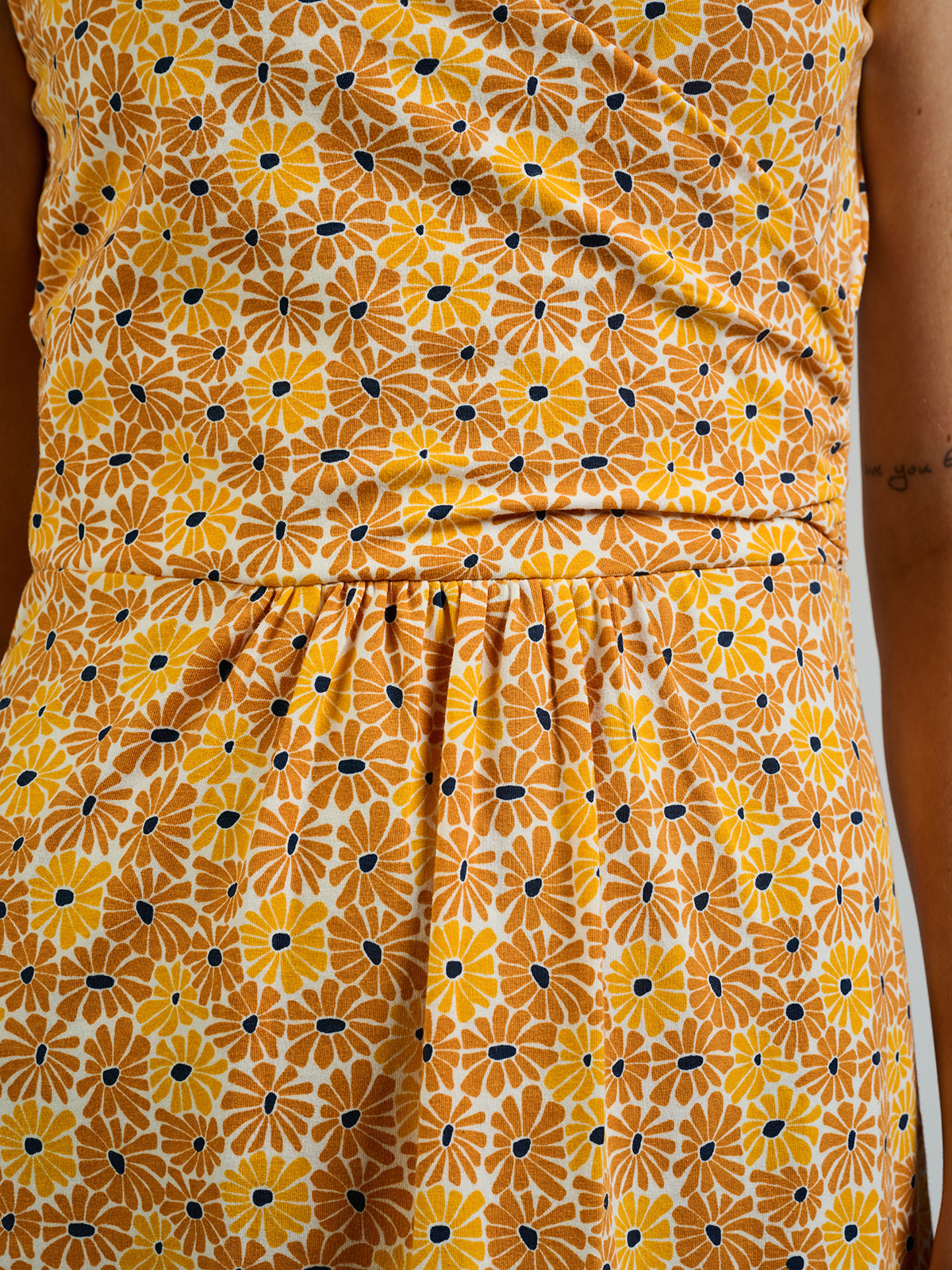 Danica Wrap Dress - Matisse Yellow