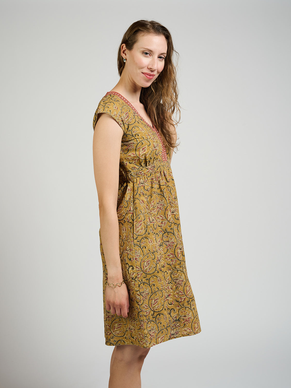 Jaya Dress - Turmeric