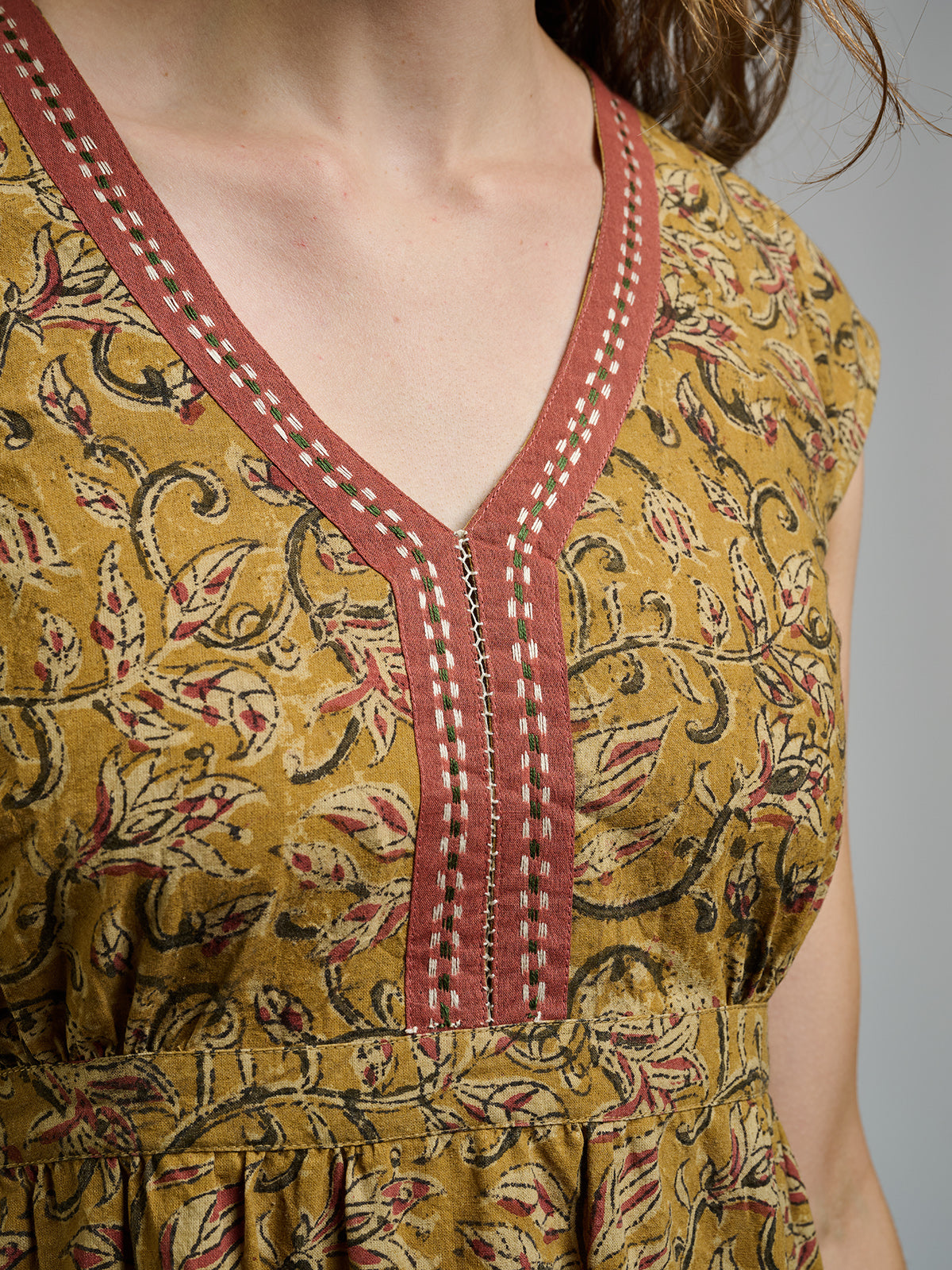 Jaya Dress - Turmeric