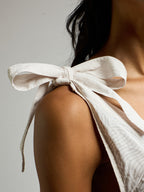 Lorelei Dress - White Waves