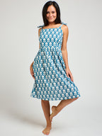 Provence Dress - Marigold Blue