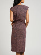 Sasha Shift Dress - Tree Rings Blue