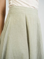 Lucinda Skirt - Olive Stripe