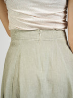 Lucinda Skirt - Olive Stripe