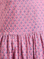 Lorelei Tiered Dress - Purple Buds