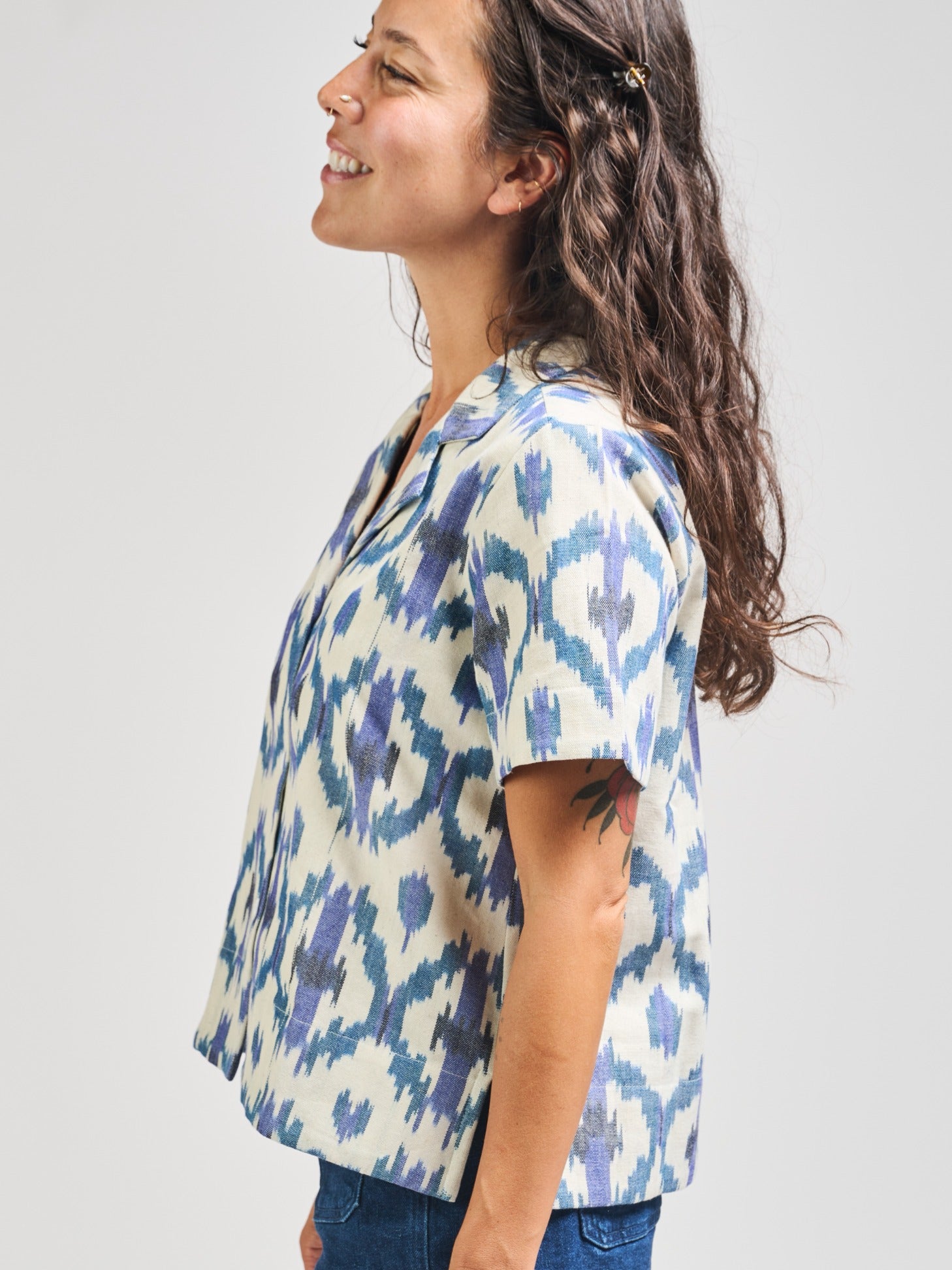 Camp Shirt - Seashore Ikat