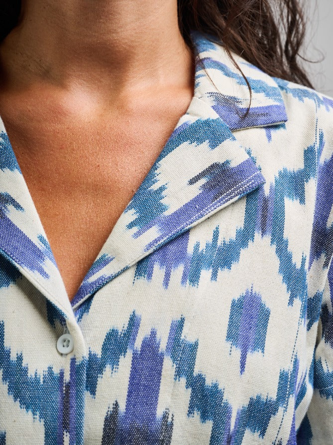 Camp Shirt - Seashore Ikat
