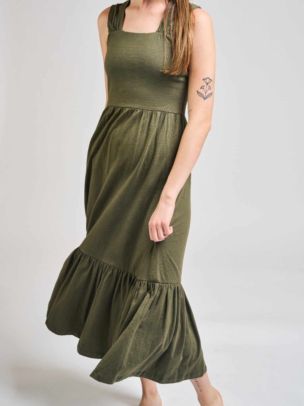 Opal Dress - Olive