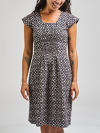 Artsy Traveler Dress - Black Botanical