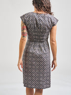Artsy Traveler Dress - Black Botanical