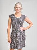 Artsy Traveler Dress - Black Botanical