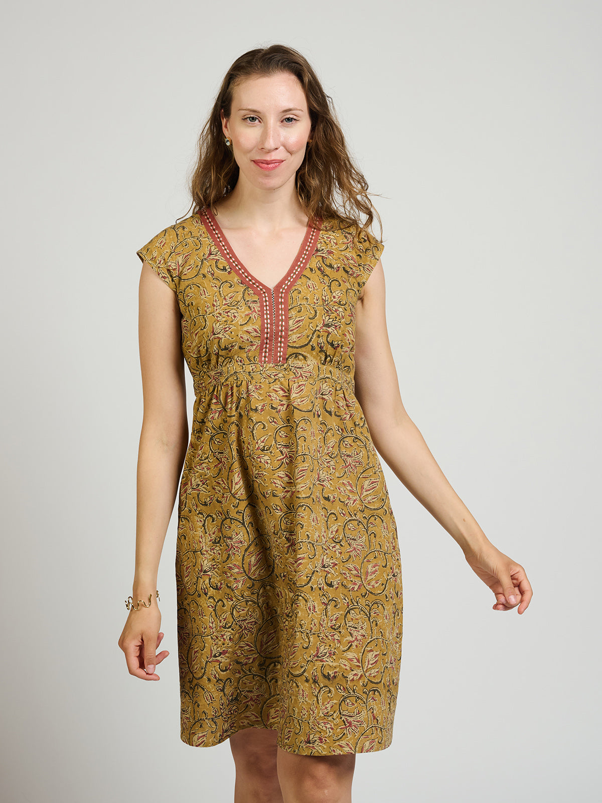 Jaya Dress - Turmeric