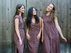 Danica Wrap Dress - Tree Rings Blue