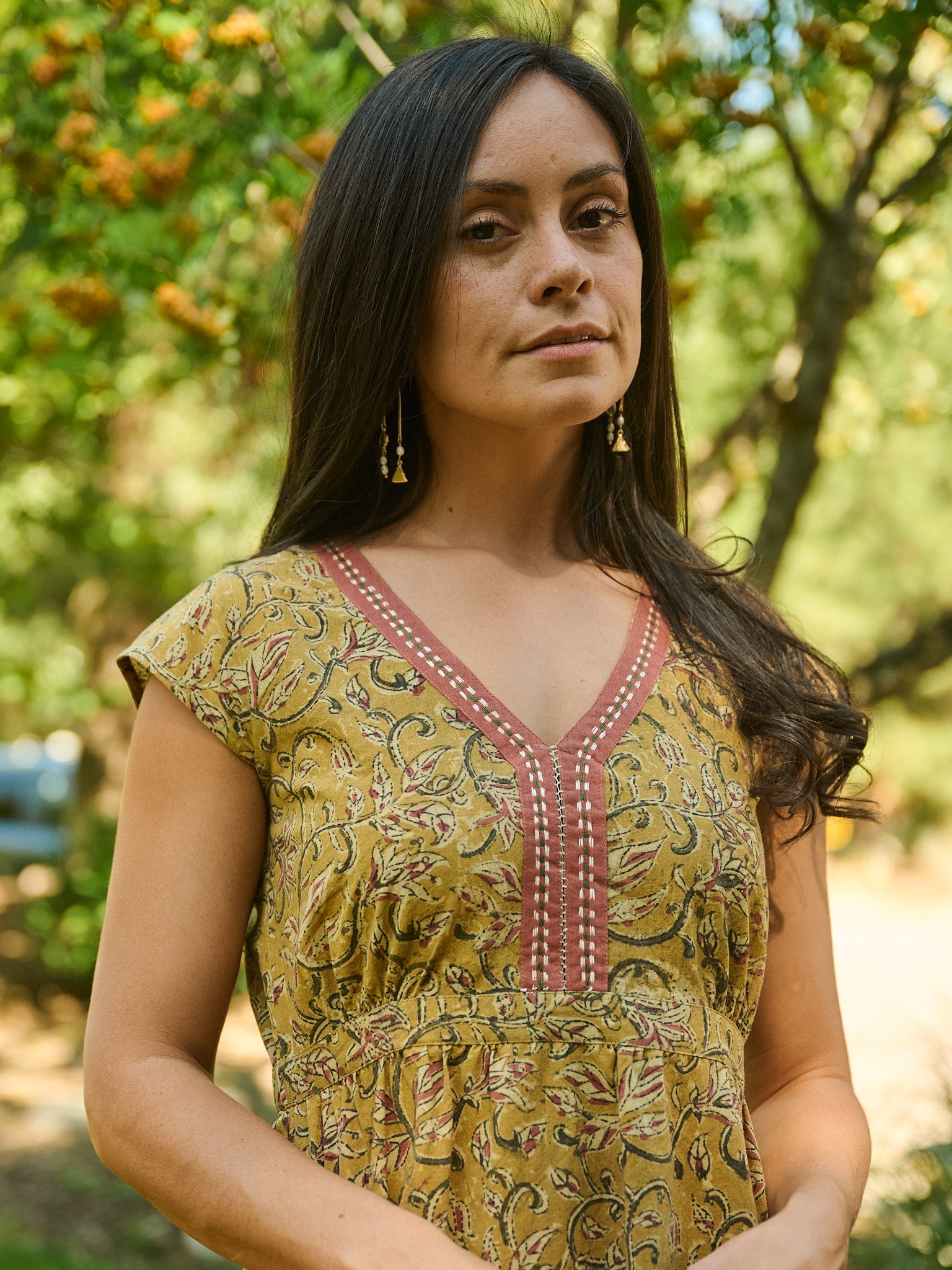 Jaya Dress - Turmeric