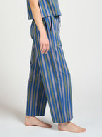 Emmy Drawstring Pant - Lavender Stripe