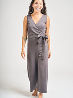 Rita Jumpsuit - Shale Rib Knit